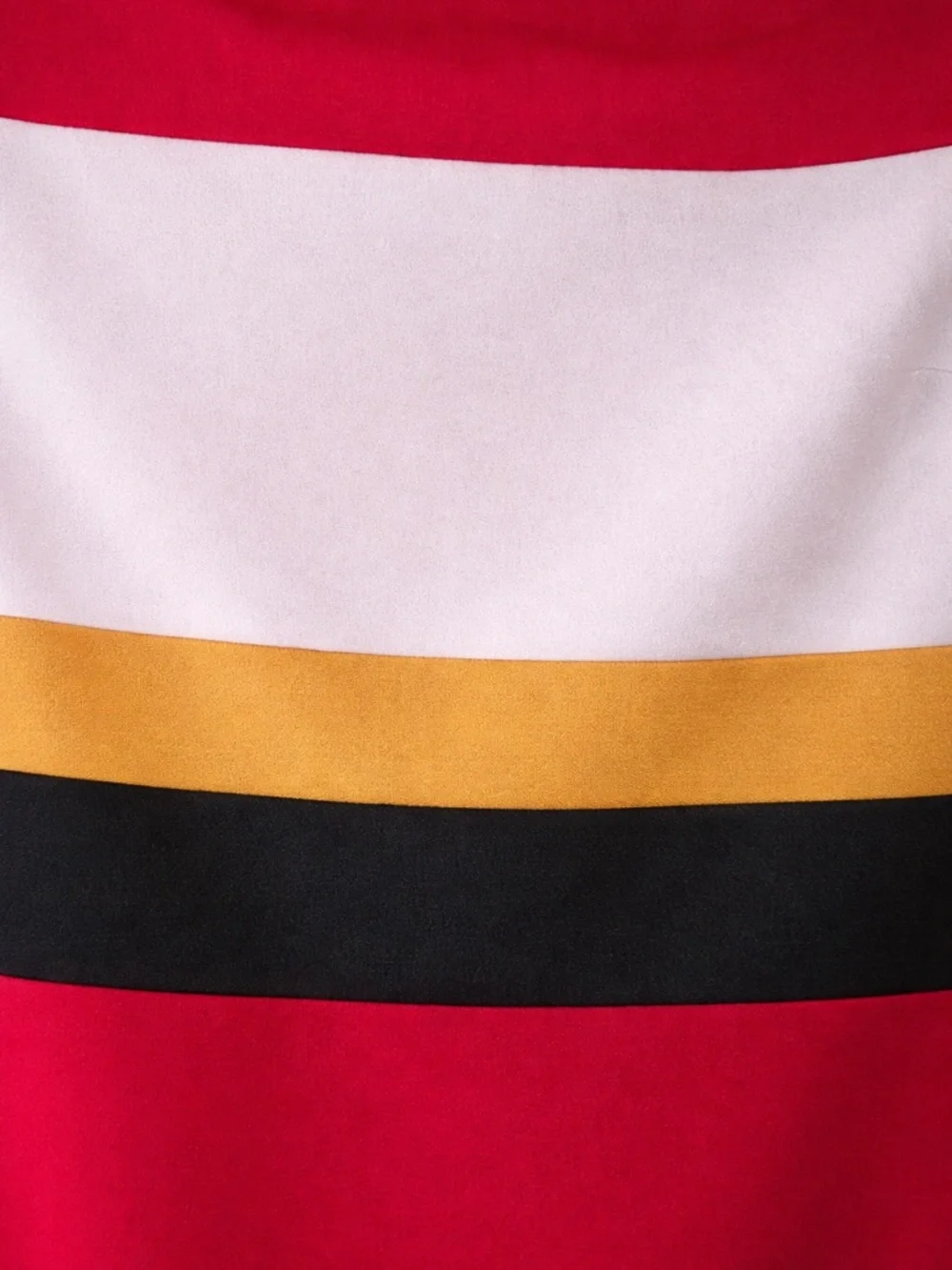 hello miss Red Colorblock Off-Shoulder Mini Dress - Picture 2 of 6